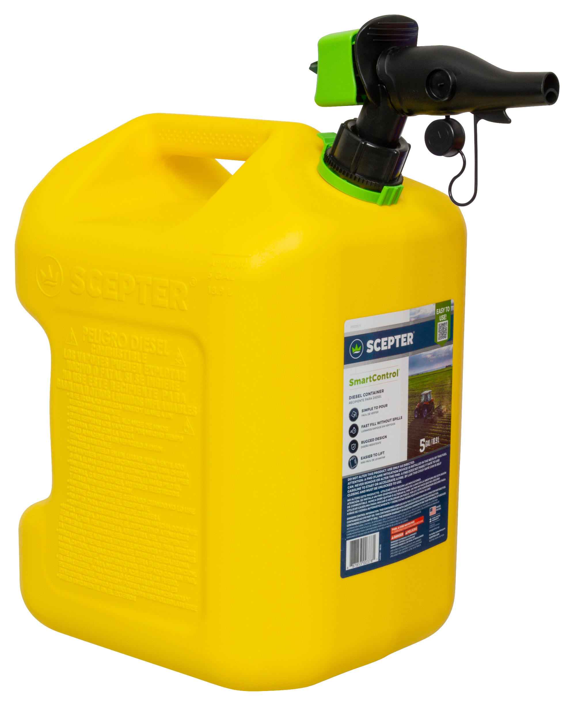 Scepter SmartControl Diesel Container with Rear Handle Bass Pro Shops